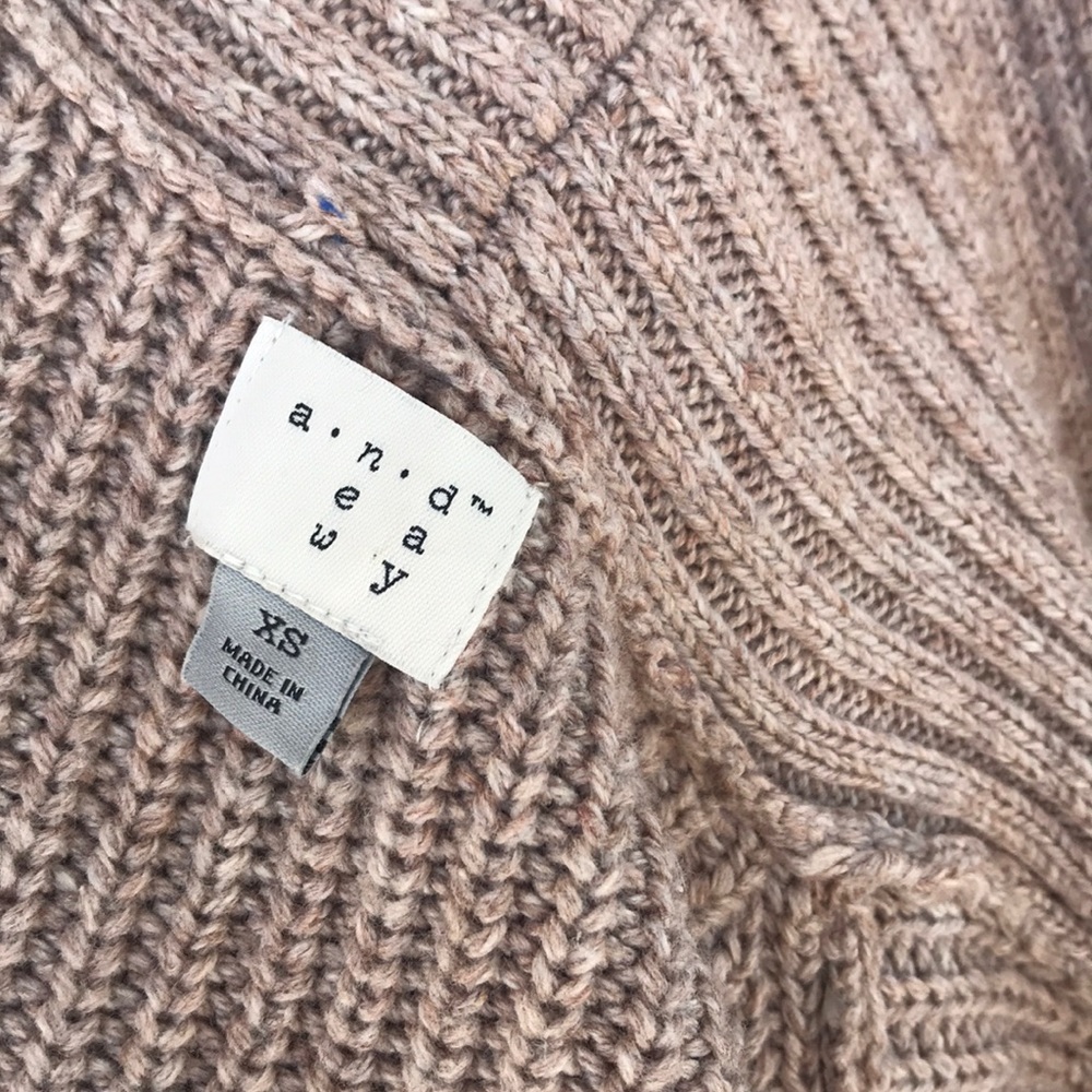 a.n.deawy Beige Cardigan Size XS - Picture 5 of 5
